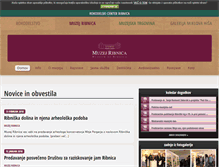 Tablet Screenshot of muzej-ribnica.si